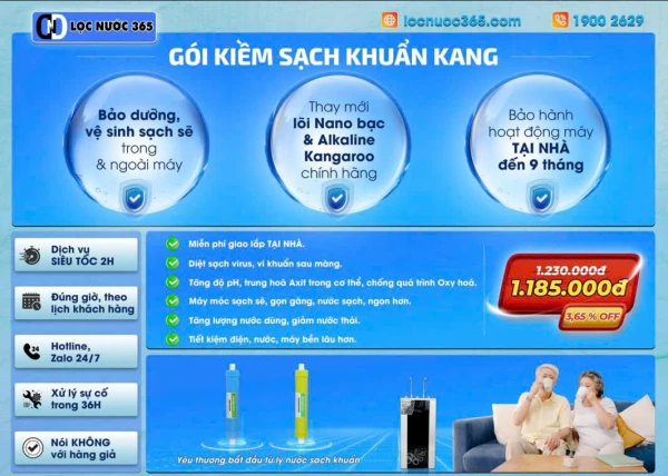 GÓI KIỀM SẠCH KHUẨN KANG