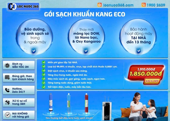 GÓI SẠCH KHUẨN KANG ECO