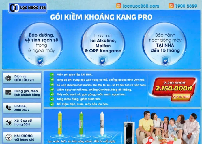 GÓI KIỀM KHOÁNG KANG PRO