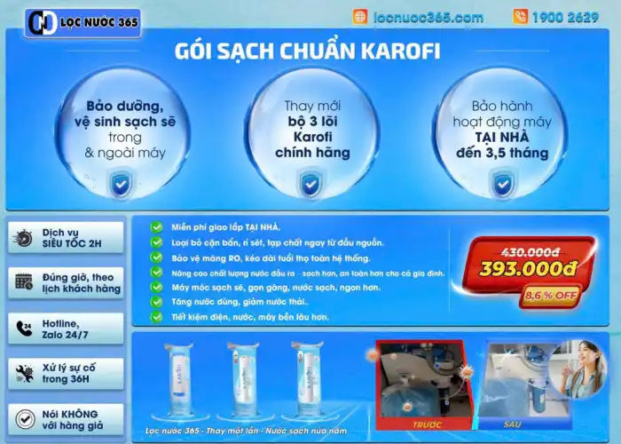 GÓI SẠCH CHUẨN KAROFI