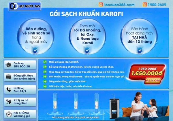 GÓI SẠCH KHUẨN KAROFI
