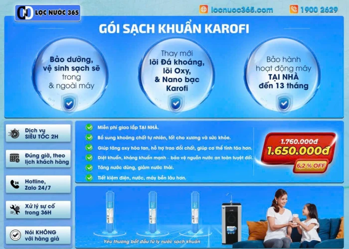 GÓI SẠCH KHUẨN KAROFI