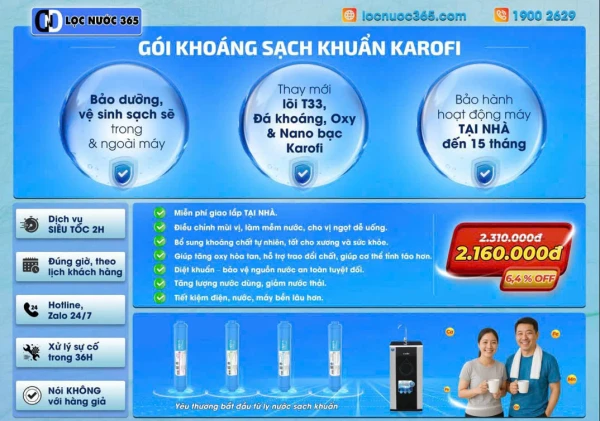 GÓI KHOÁNG SẠCH KHUẨN KAROFI