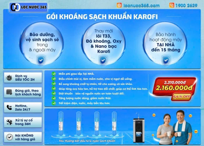GÓI KHOÁNG SẠCH KHUẨN KAROFI