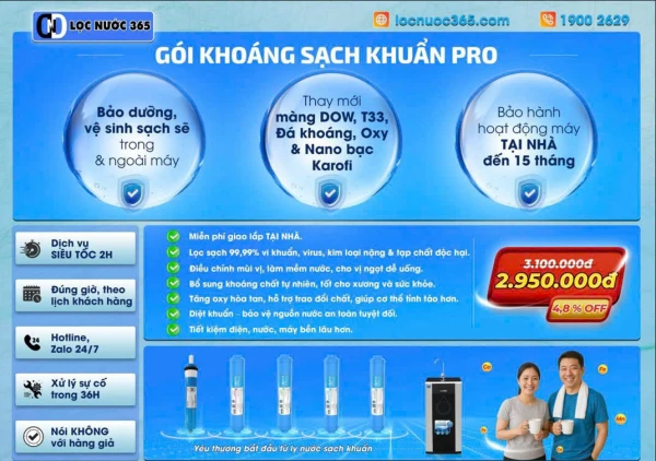 GÓI KHOÁNG SẠCH KHUẨN PRO